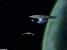 USS Enterprise NCC-1701-D and Klingon Bird of Prey in orbit (23.07K)