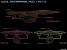 USS Enterprise NCC-1701-C General Exterior Plans - Starboard, Fore and Aft Views (38.39K)