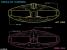 Romulan Warbird General Exterior Plans - Fore and Aft Views (42.52K)